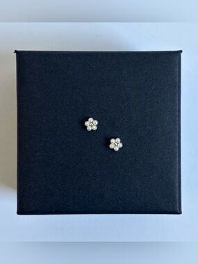 FOR LOCKET: Two (2) mini pearl flowers
